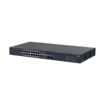 SWITCH DAHUA L2 16P POE EXT + 2P GIGA / 2 SFP 130W 