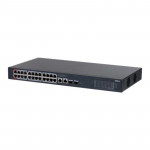 SWITCH DAHUA L2 CLOUD 24P POE EXT GIGA + 2P GIGA 240W