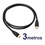 CABLE HDMI MACHO 3MT NEGRO V1.4