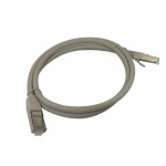 PATCH CORD BLINDADO F-UTP CAT6A BDN GRIS 5M COBRE LSZH